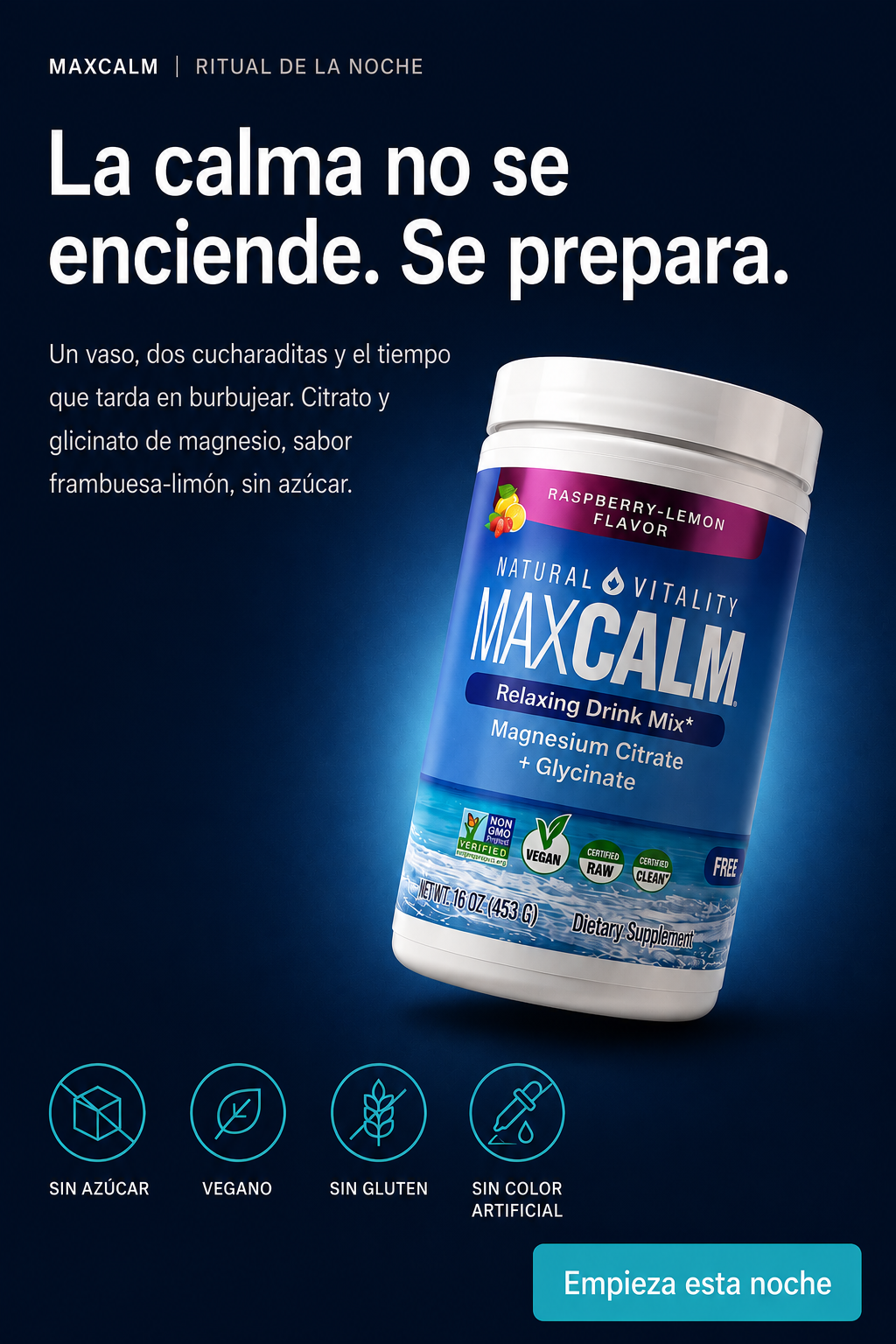 MAXCALM - ritual de la noche, estilo de vida